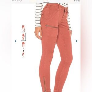 Joie Park Skinny Pants with Zipper Details